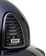 KEP ITALIA CROMO 2.0 DIAMOND KASK JEŹDZIECKI POLISH POLO VISOR/BEIGE CHIN/MIRROR FRAME/SILVER LOGO CZARNY