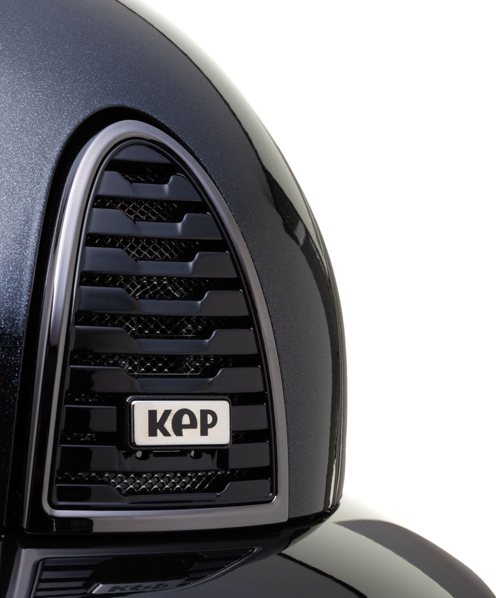 KEP ITALIA CROMO 2.0 DIAMOND KASK JEŹDZIECKI POLISH POLO VISOR/BEIGE CHIN/MIRROR FRAME/SILVER LOGO CZARNY