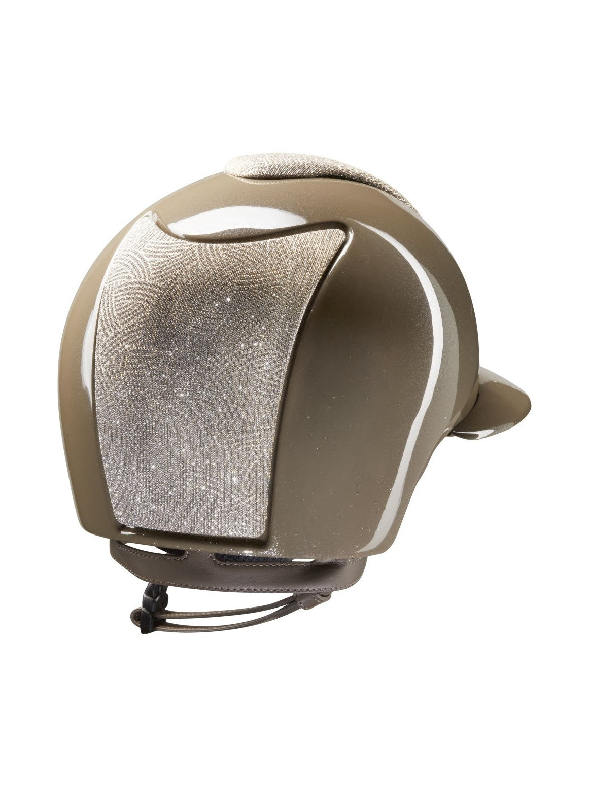 KEP ITALIA CROMO 2.0 DIAMOND TAUPE KASK JEŹDZIECKI GALASSIA GOLD SWAROVSKI CRYSTALS BEŻOWY
