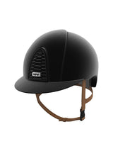 KEP ITALIA CROMO 2.0 FULL VELVET KASK JEŹDZIECKI CZARNY