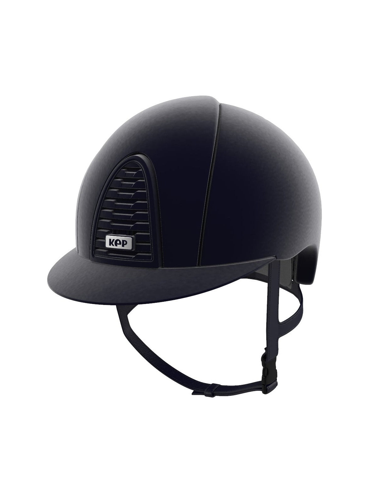 KEP ITALIA CROMO 2.0 FULL VELVET EQUESTRIAN HELMET NAVY