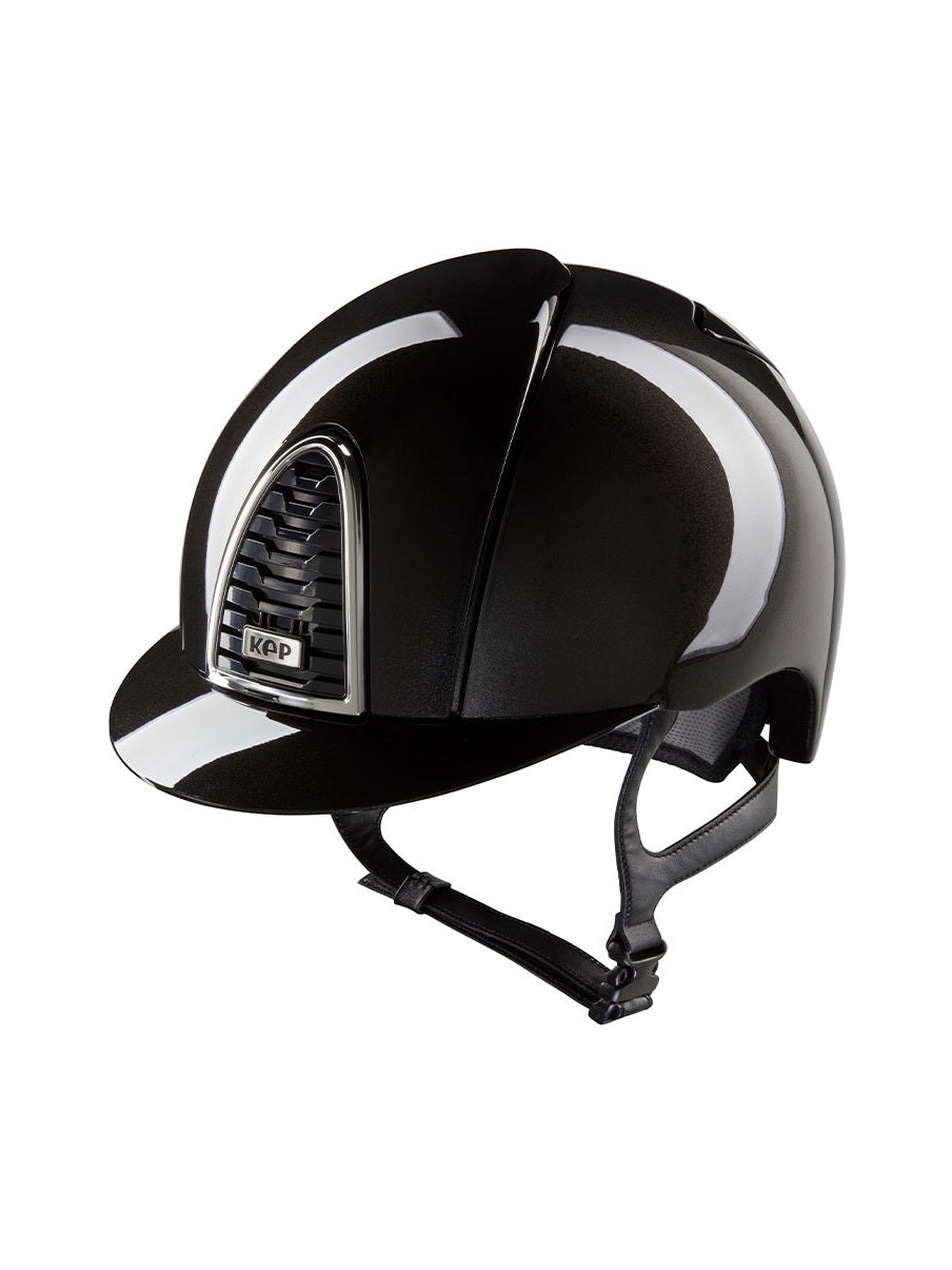 KEP ITALIA CROMO 2.0 RIDING HELMET SHINE BLACK 2