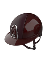 KEP ITALIA CROMO 2.0 LEATHER EQUESTRIAN HELMET BORDEAUX