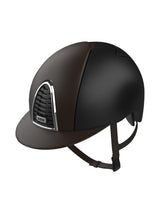 KEP ITALIA CROMO 2.0 LEATHER EQUESTRIAN HELMET BROWN
