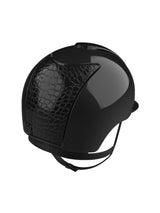 KEP ITALIA CROMO 2.0 LEATHER KASK JEŹDZIECKI COCCO CZARNY