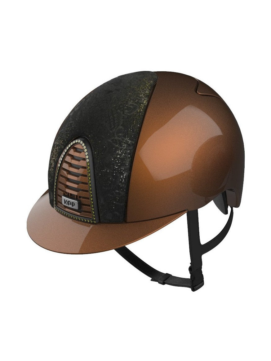 KEP ITALIA CROMO 2.0 METAL BRONZ EQUESTRIAN HELMET ISEO BRONZE