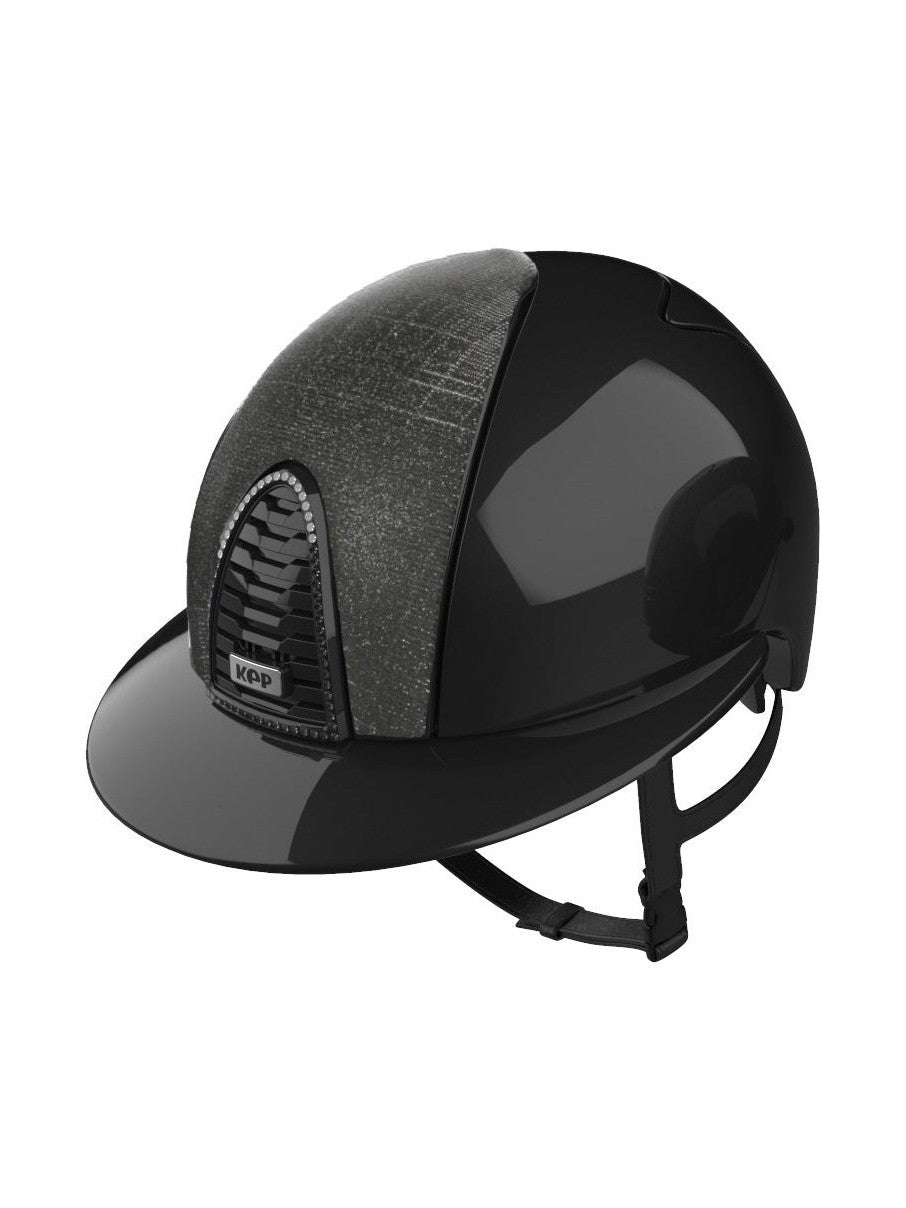 KEP ITALIA CROMO 2.0 POLISH KASK JEŹDZIECKI GALASSIA CZARNY