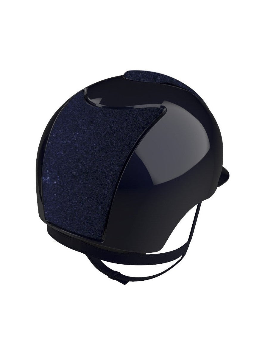 KEP ITALIA CROMO 2.0 POLISH KASK JEŹDZIECKI GLITTER GRANATOWY