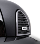 KEP ITALIA CROMO 2.0 POLISH KASK JEŹDZIECKI LEATHER FRONT BACK/POLISH POLO VISOR/BEIGE CHIN/MIRROR FRAME/SILVER LOGO CZARNY