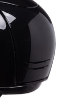 KEP ITALIA CROMO 2.0 POLISH KASK JEŹDZIECKI MILANO LEATHER FRONT/POLISH VISORS/MIRROR CROMO BUTTON/SLV SHINE LOGO CZARNY