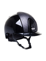 KEP ITALIA CROMO 2.0 POLISH RIDING HELMET SNAKE MATT FRONT REAR BLACK