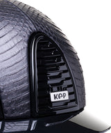 KEP ITALIA CROMO 2.0 POLISH KASK JEŹDZIECKI SNAKE MATT FRONT REAR CZARNY