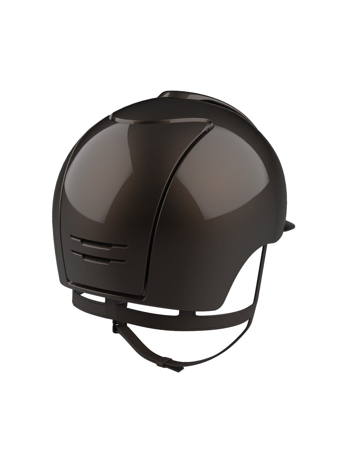 KEP ITALIA CROMO 2.0 POLISH METAL KASK JEŹDZIECKI BRĄZOWY