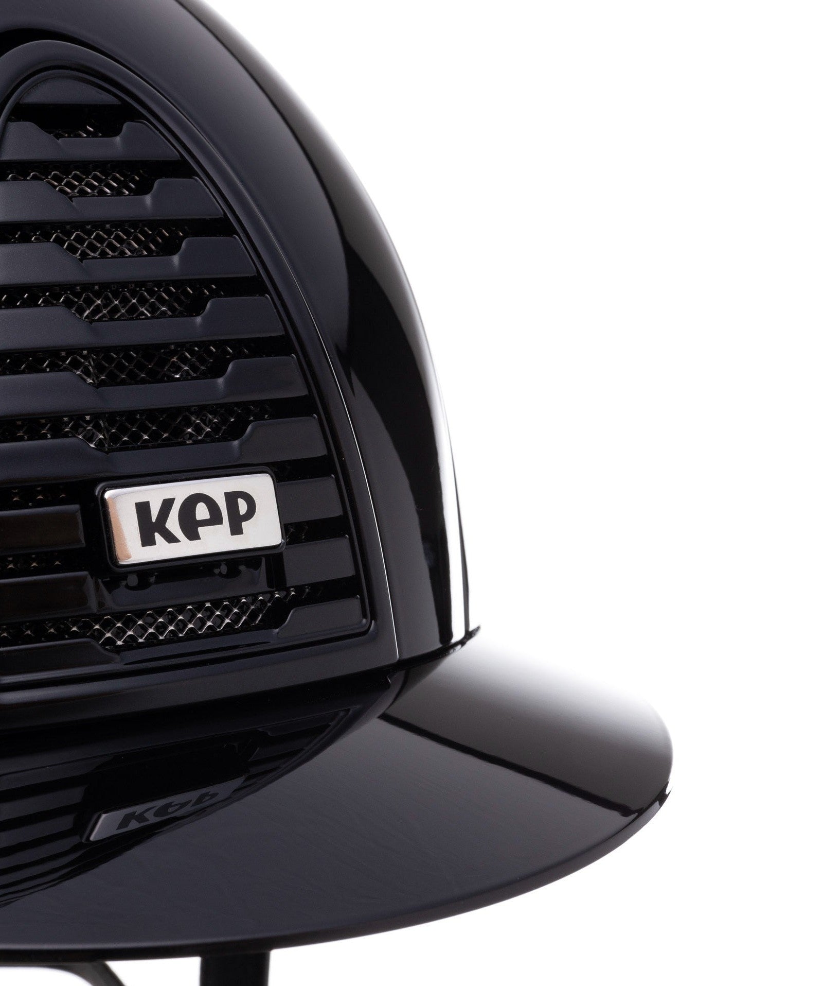 KEP ITALIA CROMO 2.0 POLISH METAL EQUESTRIAN HELMET BLACK