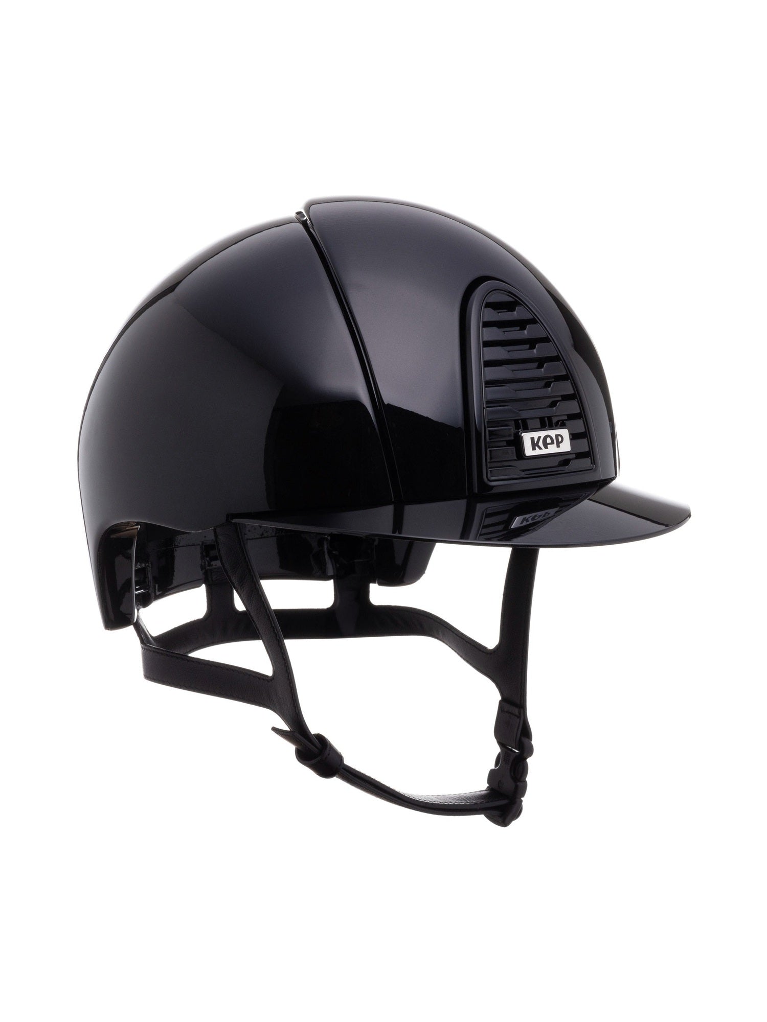 KEP ITALIA CROMO 2.0 POLISH METAL EQUESTRIAN HELMET BLACK