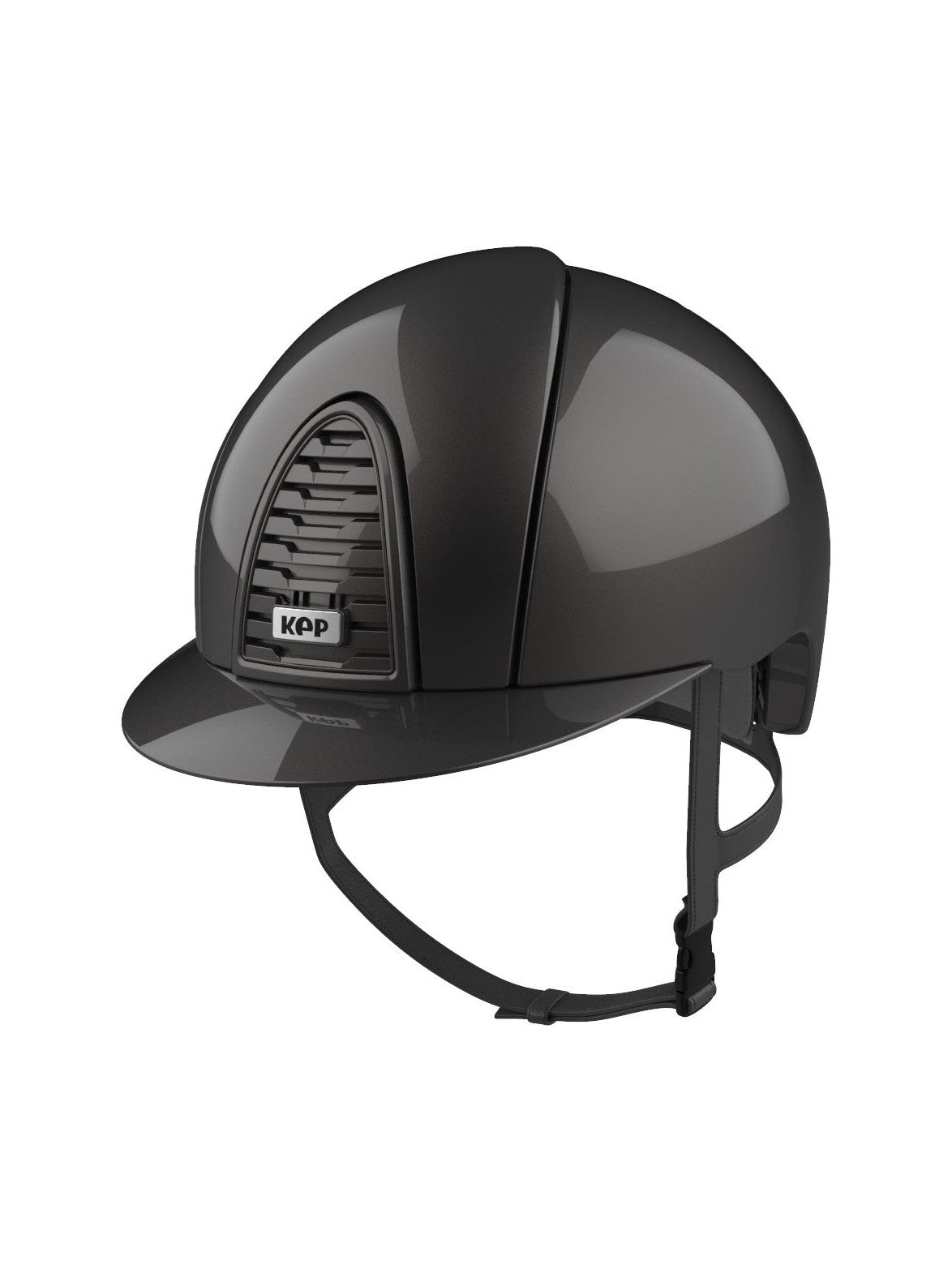 KEP ITALIA CROMO 2.0 POLISH METAL EQUESTRIAN HELMET GREY