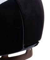 KEP ITALIA CROMO 2.0 POLISH POLO KASK SUEDE BLACK NEBULA SILVER/CRYSTALS FRAME/ZIRCONS LOGO CZARNY