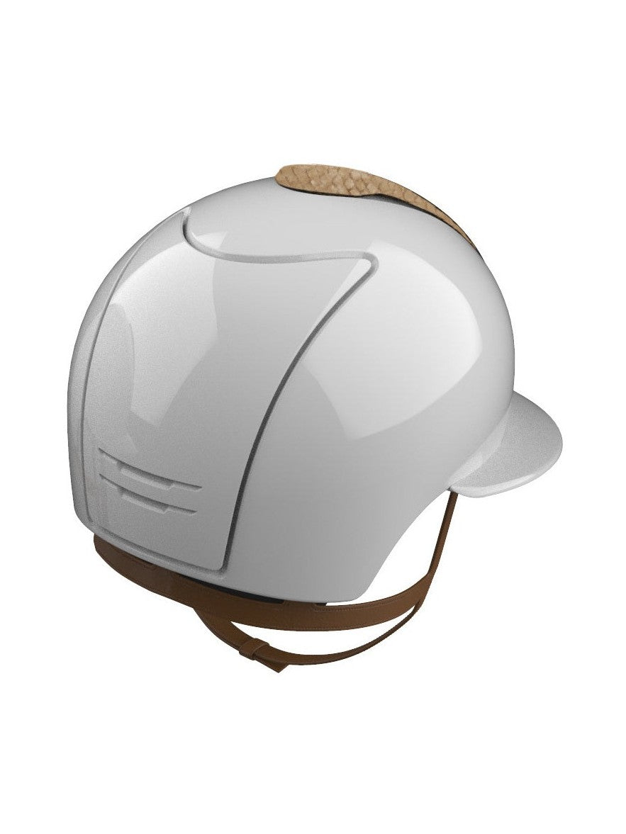 KEP ITALIA CROMO 2.0 PYTHON EQUESTRIAN HELMET WHITE