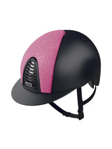 KEP ITALIA CROMO 2.0 PYTHON KASK JEŹDZIECKI PINK GRANATOWY