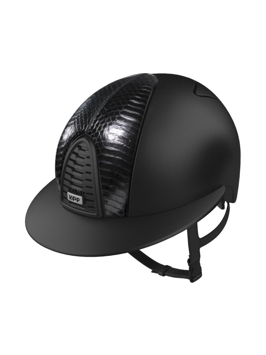 KEP ITALIA CROMO 2.0 SNAKE EQUESTRIAN HELMET GLOSS BLACK