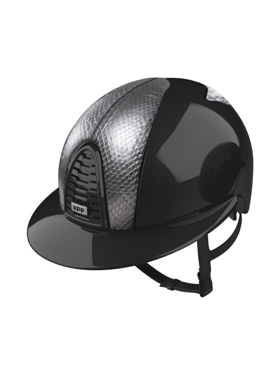 KEP ITALIA CROMO 2.0 SNAKE KASK JEŹDZIECKI METAL UNIVERSO CZARNY