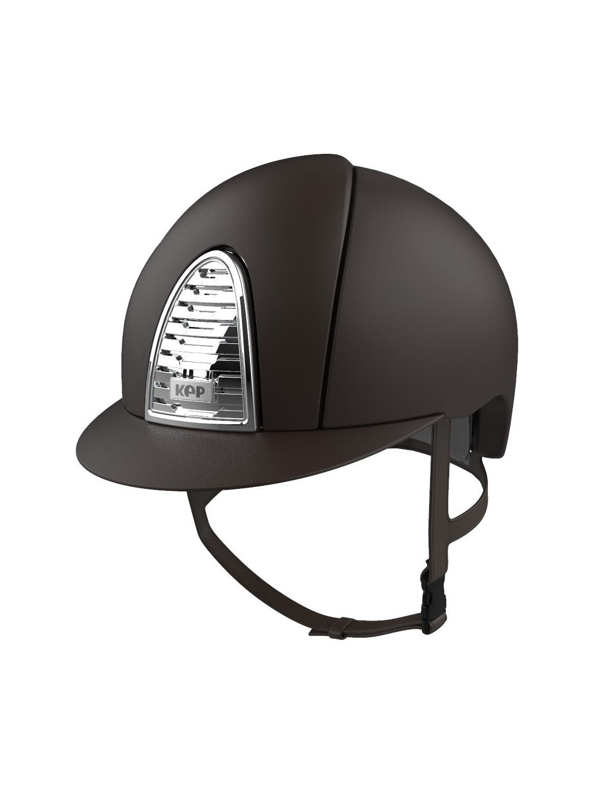 KEP ITALIA CROMO 2.0 TEXTILE EQUESTRIAN HELMET CHROME BROWN