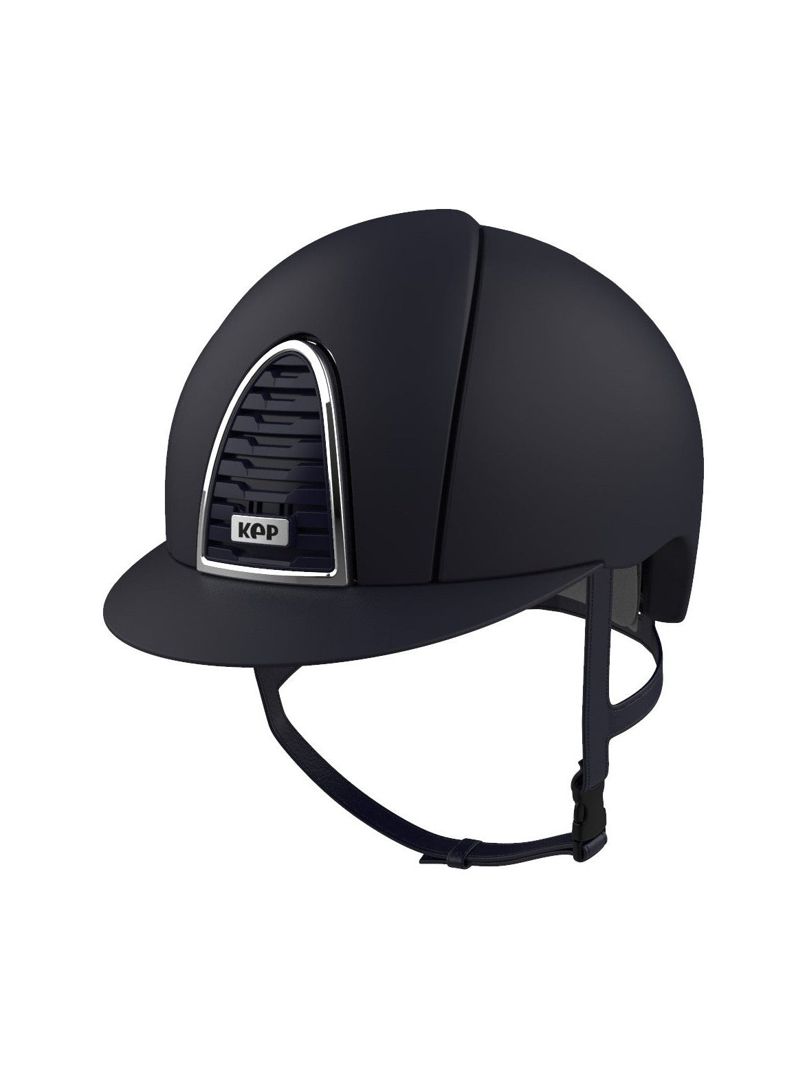 KEP ITALIA CROMO 2.0 TEXTILE EQUESTRIAN HELMET CHROME NAVY