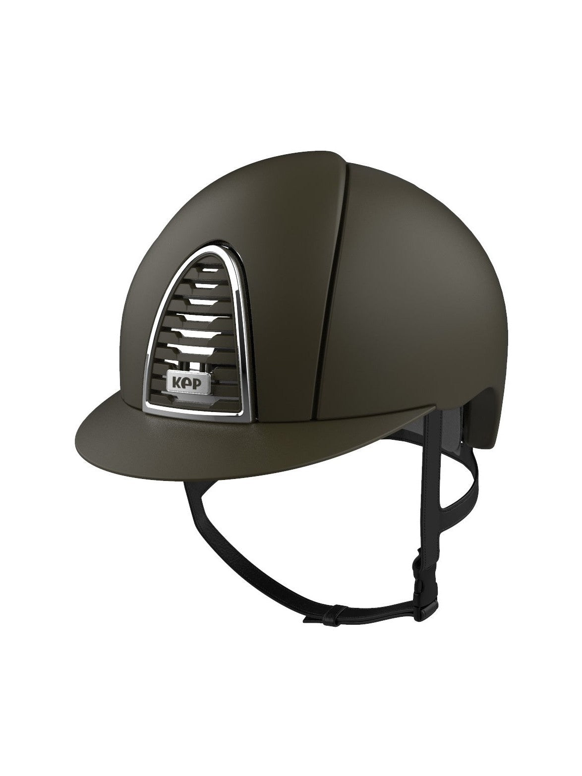 KEP ITALIA CROMO 2.0 TEXTILE KASK JEŹDZIECKI CIEMNOZIELONY