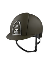 KEP ITALIA CROMO 2.0 TEXTILE KASK JEŹDZIECKI CIEMNOZIELONY