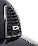 KEP ITALIA CROMO 2.0 TEXTILE KASK JEŹDZIECKI POLISH FRONT/POLISH POLO VISOR/BEIGE CHIN/MIRROR FRAME/SILVER LOGO CZARNY