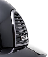 KEP ITALIA CROMO 2.0 TEXTILE KASK JEŹDZIECKI POLISH FRONT/POLISH POLO VISOR/BEIGE CHIN/MIRROR FRAME/SILVER LOGO CZARNY