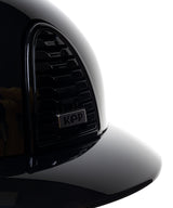 KEP ITALIA CROMO 2.0 TEXTILE KASK POLISH VISOR FRONT REAR / SLV SHINE LOGO CZARNY