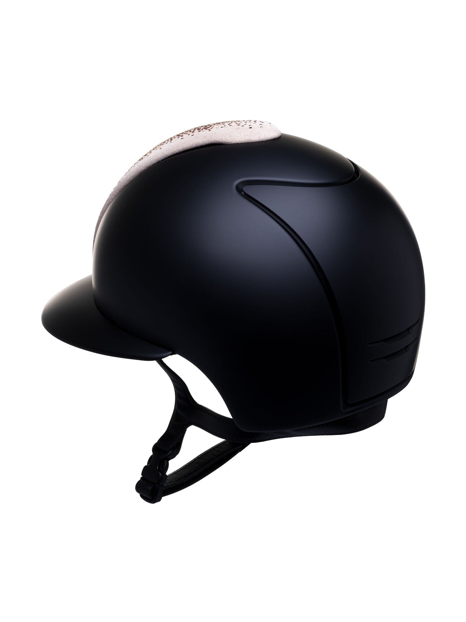 KEP ITALIA CROMO 2.0 TEXTILE KASK SUEDE LIGHT BEIGE SHADED GOLD FRONT/CHAMPAGNE CRYST CZARNY