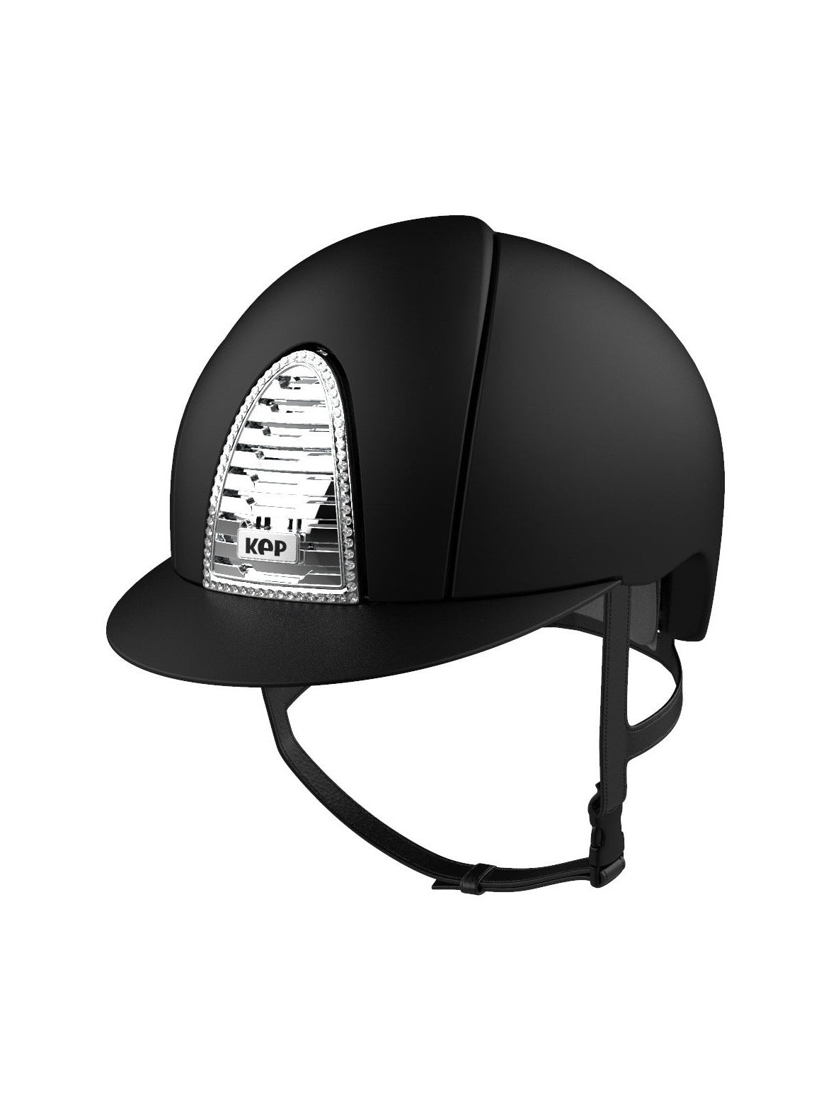 KEP ITALIA CROMO 2.0 TEXTILE SWAROVSKI KASK JEŹDZIECKI CHROME CZARNY