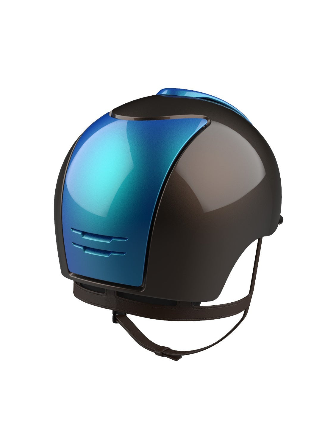 KEP ITALIA CROMO 2.0 XC CROSS POLISH KASK JEŹDZIECKI METAL BRĄZOWY / NIEBIESKI