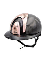 KEP ITALIA E-LIGHT SHINE KASK JEŹDZIECKI CZARNY / ROSE GOLD