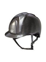 KEP ITALIA E-LIGHT SHINE KASK JEŹDZIECKI TITANIUM CZARNY / SZARY