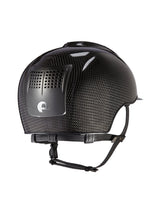 KEP ITALIA E-LIGHT SHINE KASK JEŹDZIECKI TITANIUM CZARNY / SZARY