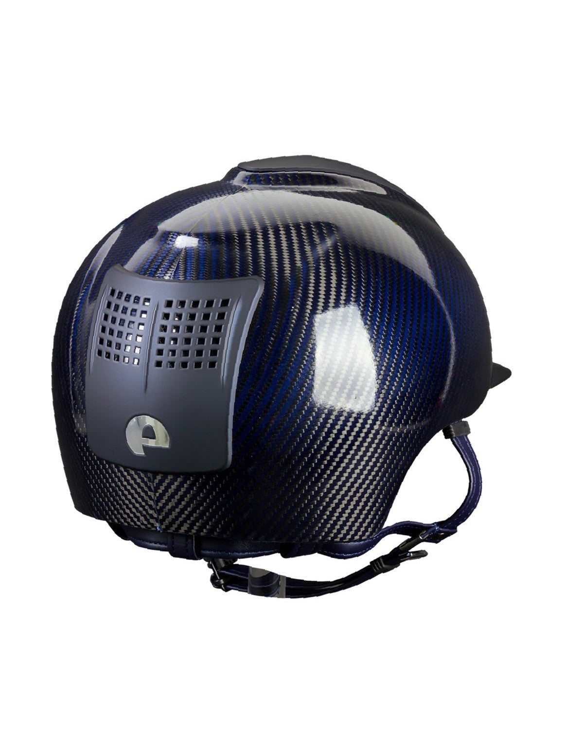 KEP ITALIA E-LIGHT SHINE EQUESTRIAN HELMET TITANIUM MATT NAVY / BLACK