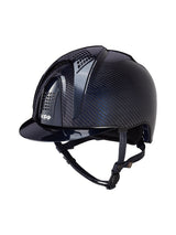 KEP ITALIA E-LIGHT SHINE KASK JEŹDZIECKI TITANIUM METAL GRANATOWY / CZARNY