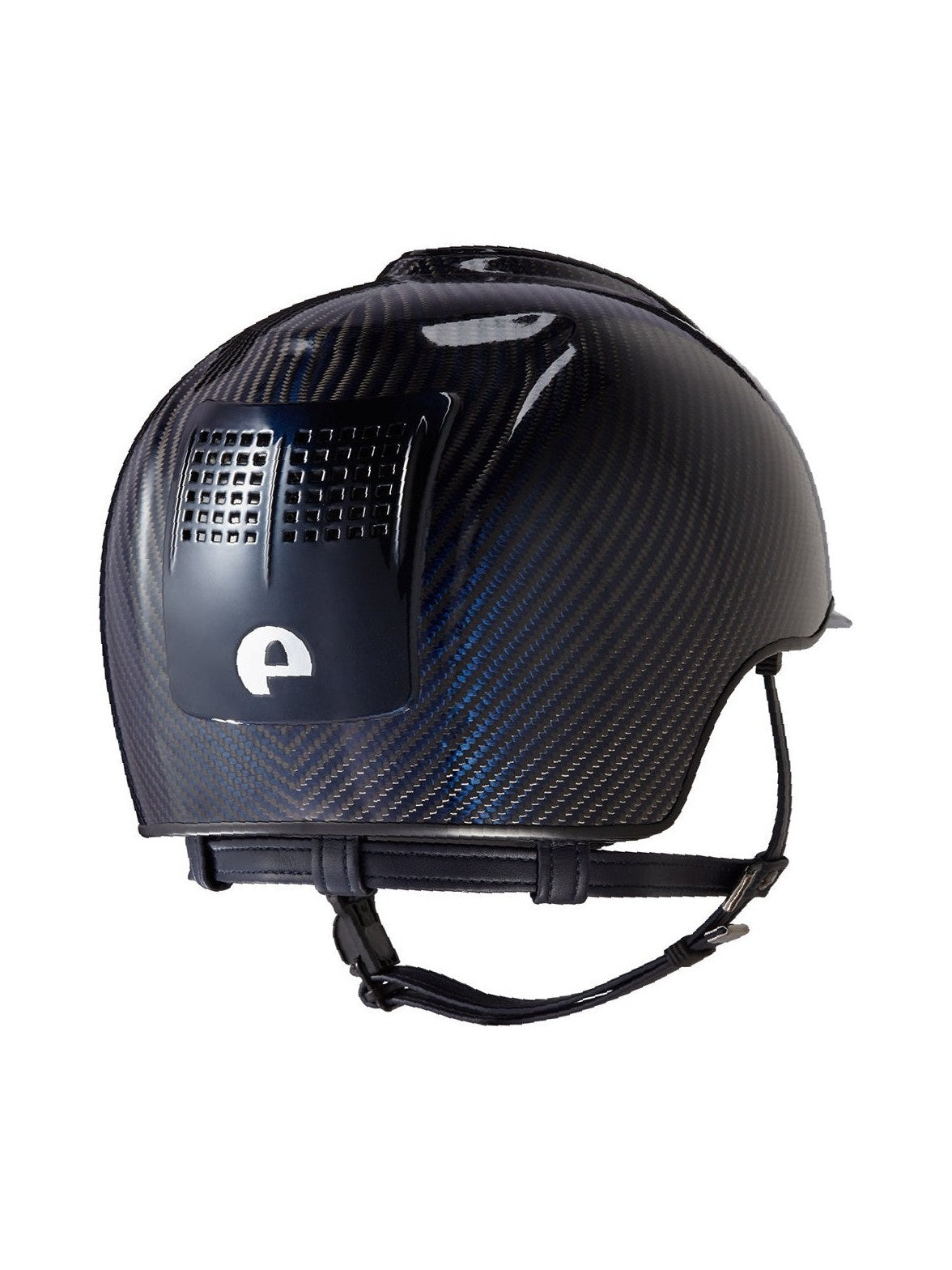 KEP ITALIA E-LIGHT SHINE KASK JEŹDZIECKI TITANIUM METAL GRANATOWY / CZARNY