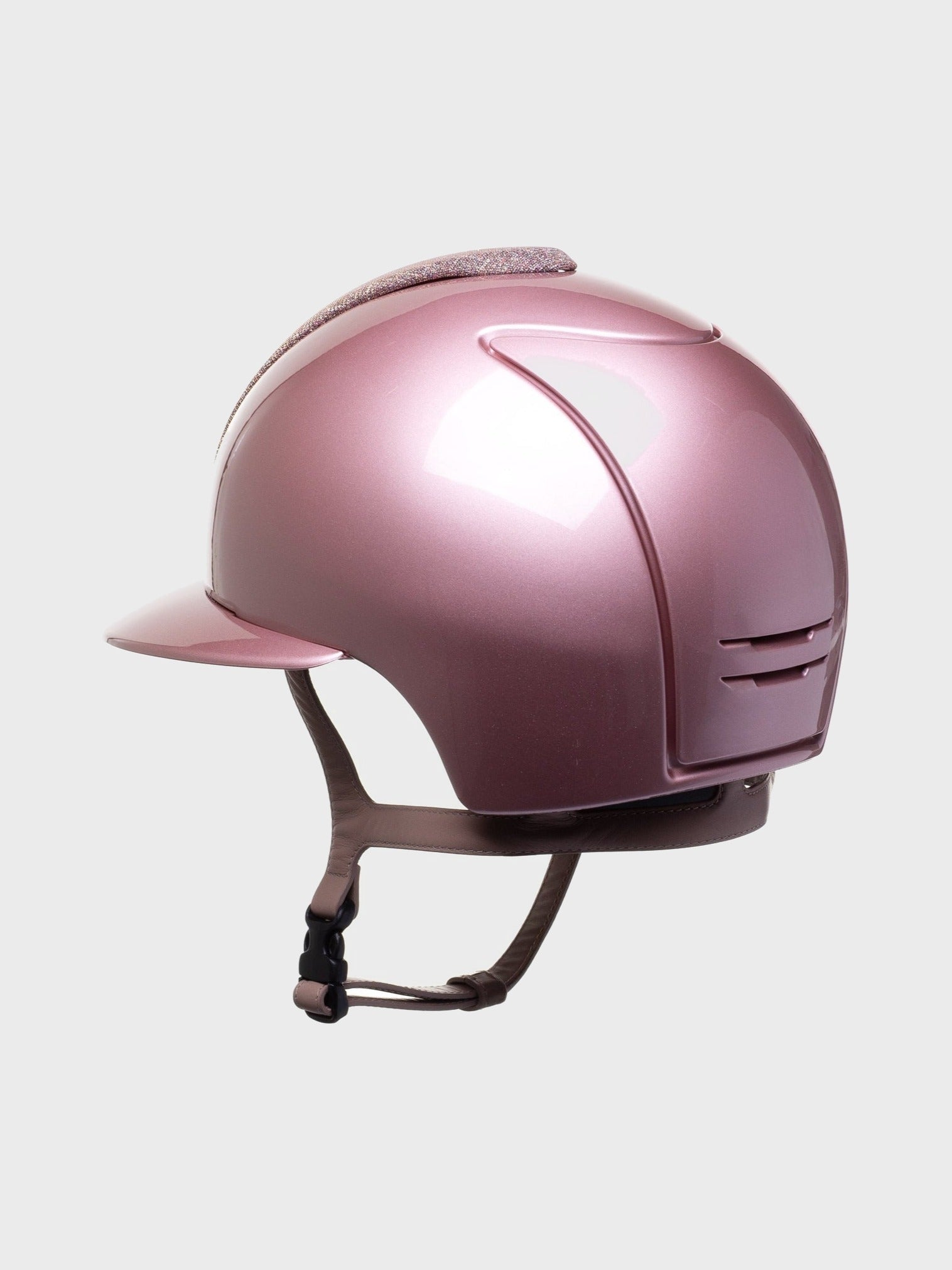 KEP ITALIA CROMO 2.0 DIAMOND KASK JEŹDZIECKI GALASSIA/CIPRIA CHIN/CRYST DIAMOND FRAME/ZIRCONI RG LOGO RÓŻOWY - KEP Italia Equishop
