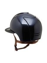 KEP ITALIA CROMO 2.0 DIAMOND KASK JEŹDZIECKI POLISH POLO VISOR/BEIGE CHIN/MIRROR FRAME/SILVER LOGO CZARNY - KEP Italia Equishop