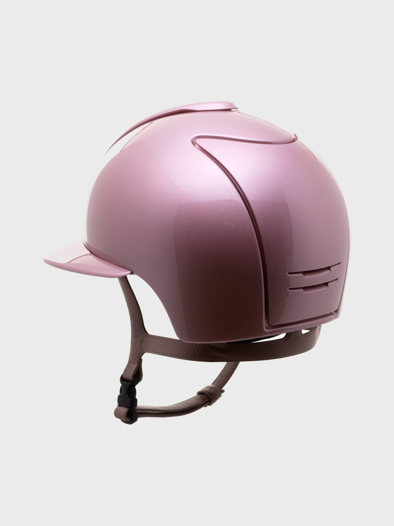 KEP ITALIA CROMO 2.0 DIAMOND KASK JEŹDZIECKI POLO VISOR/BEIGE CHIN/CRYST MIRROR RG FRAME/ZIRCONI RG LOGO RÓŻOWY - KEP Italia Equishop
