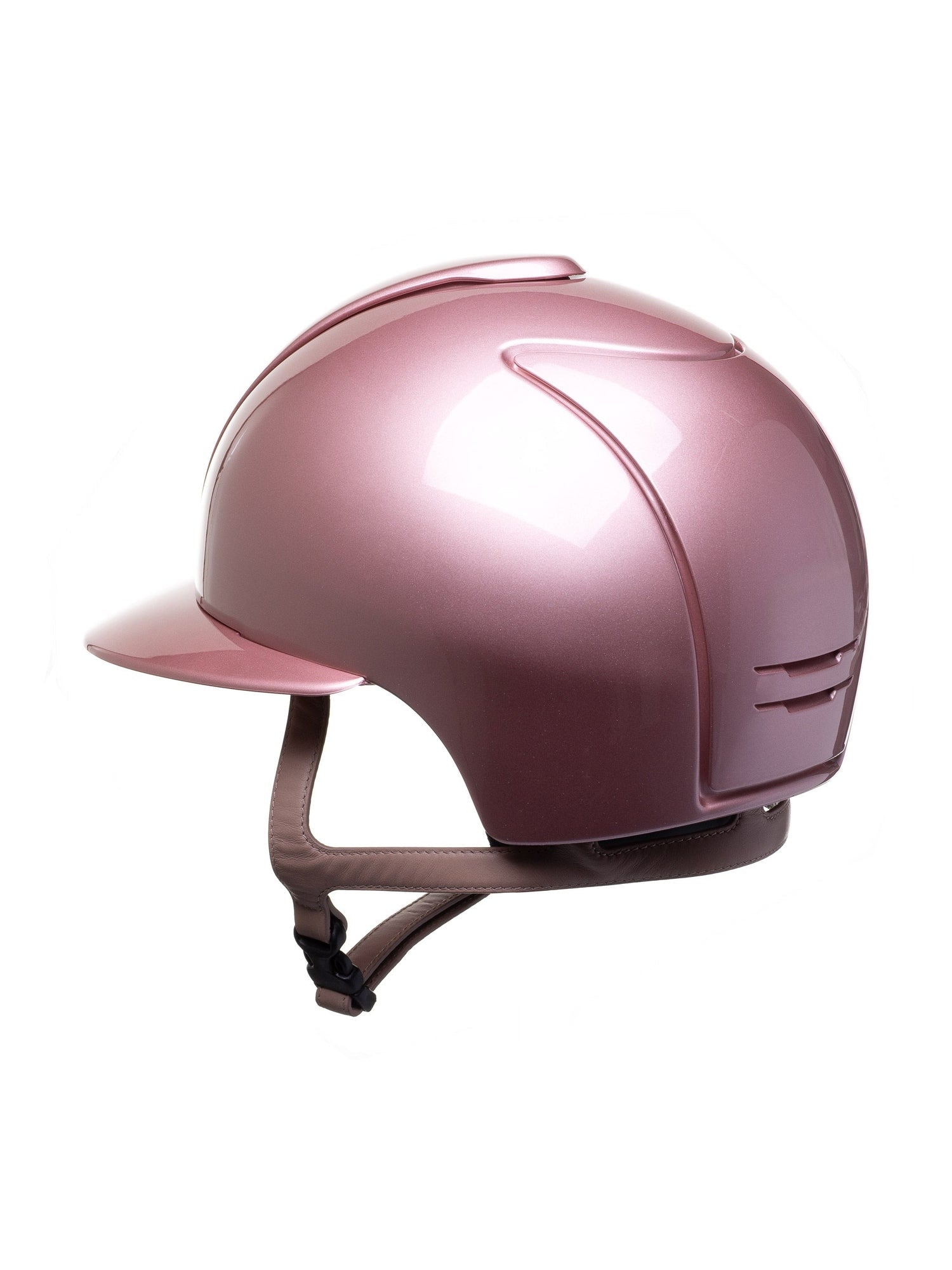 KEP ITALIA CROMO 2.0 DIAMOND KASK JEŹDZIECKI POLO VISOR/CIPRIA CHIN/MIRROR ROSEGOLD/METAL SILVER LOGO RÓŻOWY - KEP Italia Equishop