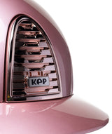 KEP ITALIA CROMO 2.0 DIAMOND KASK JEŹDZIECKI POLO VISOR/CIPRIA CHIN/MIRROR ROSEGOLD/METAL SILVER LOGO RÓŻOWY - KEP Italia Equishop