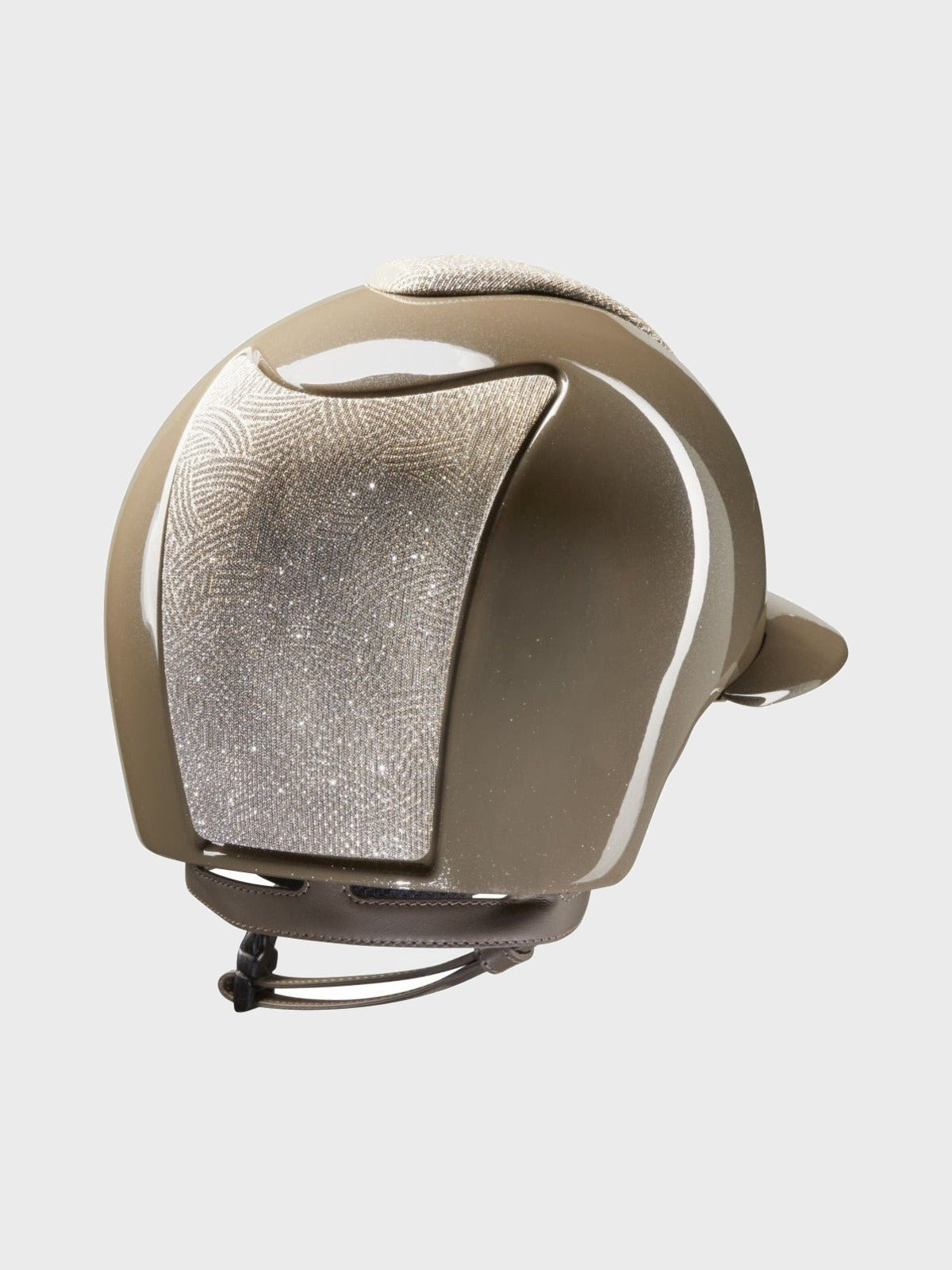 KEP ITALIA CROMO 2.0 DIAMOND TAUPE KASK JEŹDZIECKI GALASSIA GOLD SWAROVSKI CRYSTALS BEŻOWY - KEP Italia Equishop