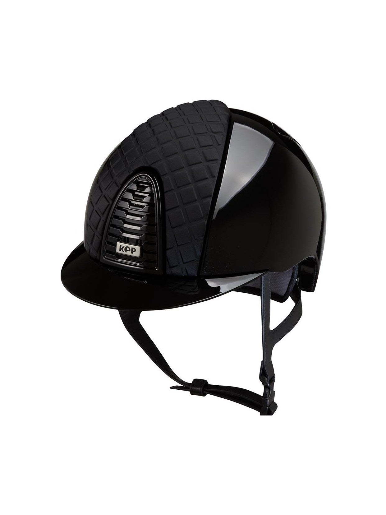 KEP ITALIA CROMO 2.0 KASK JEŹDZIECKI POLISH CZARNY SATIN MILANO COLLECTION - KEP Italia Equishop