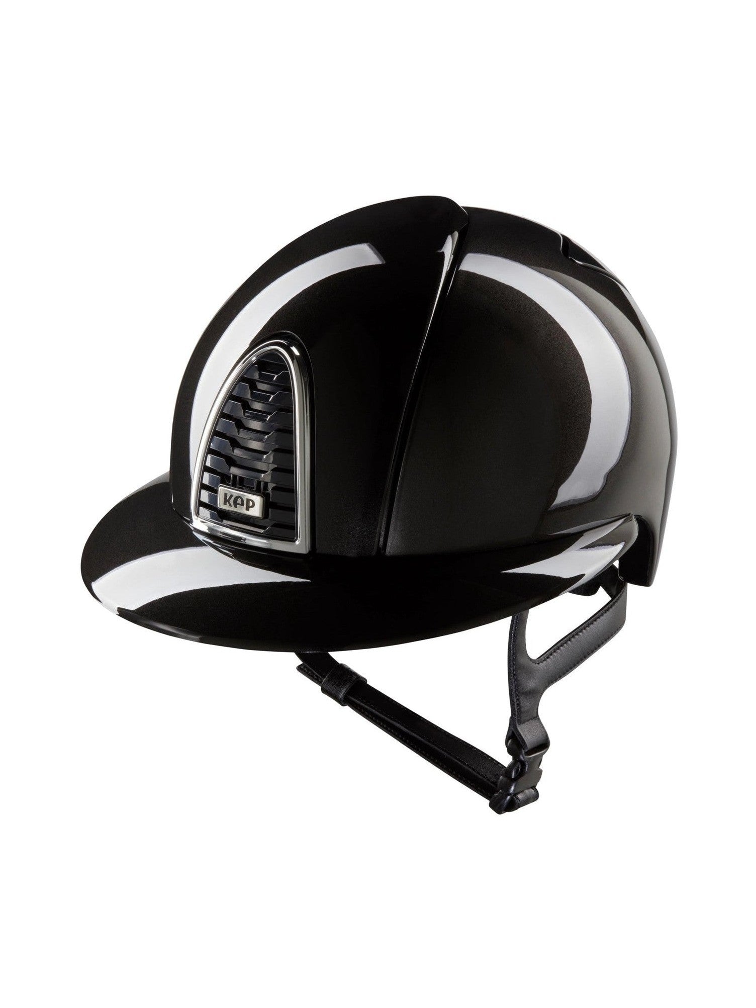 KEP ITALIA CROMO 2.0 KASK JEŹDZIECKI SHINE POLO CZARNY - KEP Italia Equishop