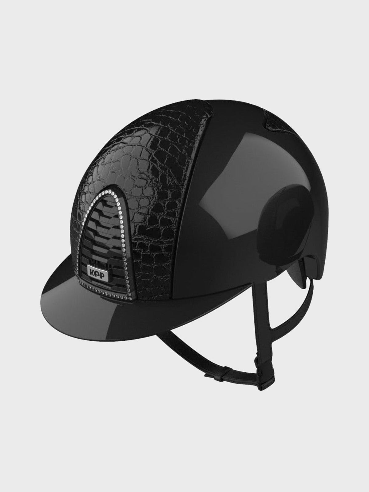 KEP ITALIA CROMO 2.0 LEATHER KASK JEŹDZIECKI COCCO CZARNY - KEP Italia Equishop